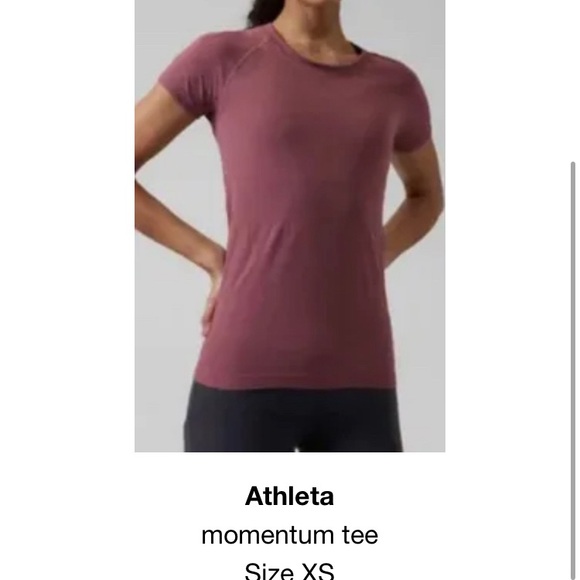 Athleta Momentum Tee XS - Picture 3 of 3